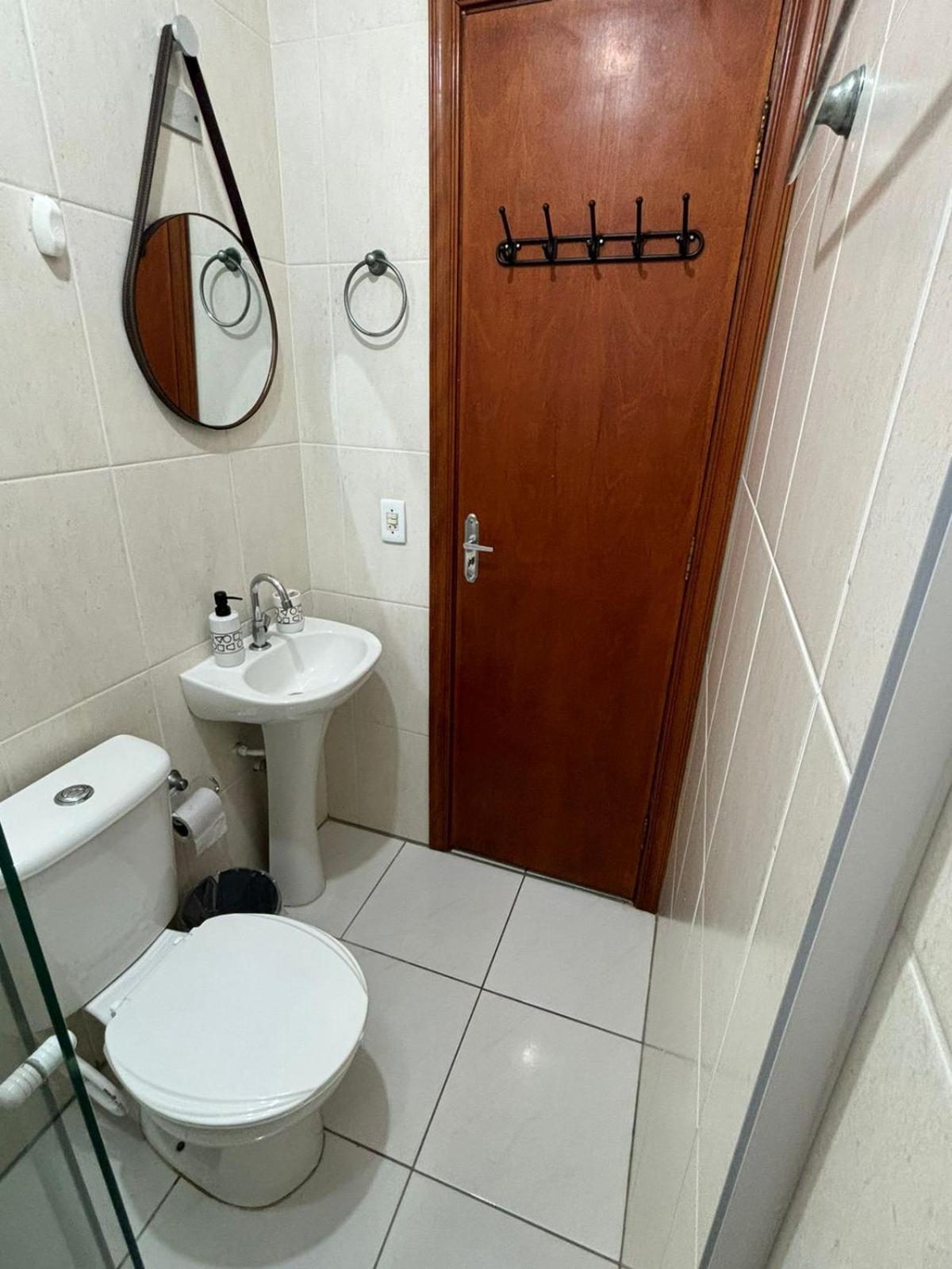 Lindo Apto 300M Praia Da Ocian E Centro - Vista Mar- Varanda Sacada - Wi-Fi 300 Mbps - Vaga De Garagem - Acomoda Ate 6 Pessoas Apartment Praia Grande  Exterior photo